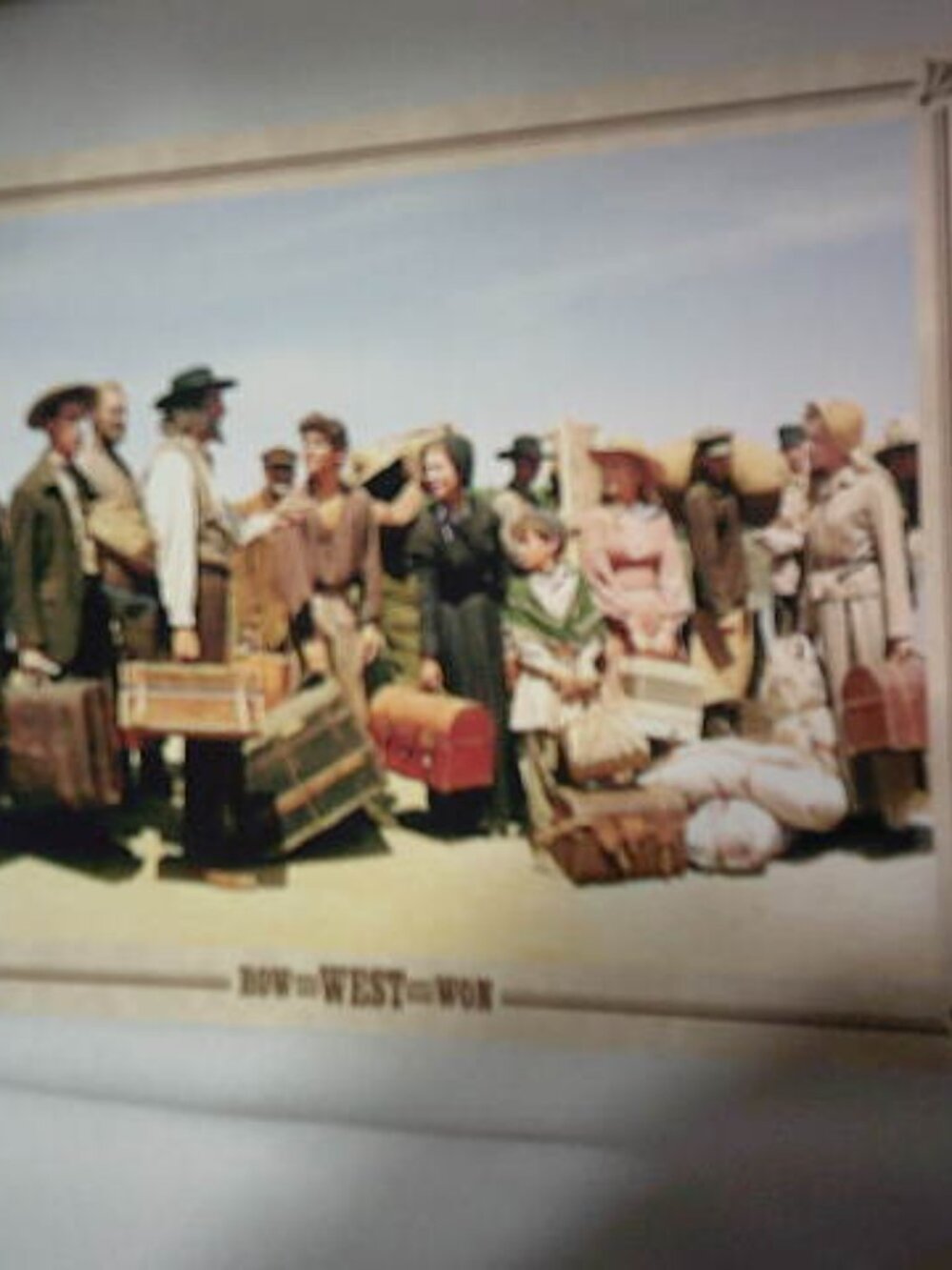 VTG HOW THE WEST WAS DONE STILL PHOTO 5X7" "THE RIVERS" SEQUENCE REYNOLDS MALDEN